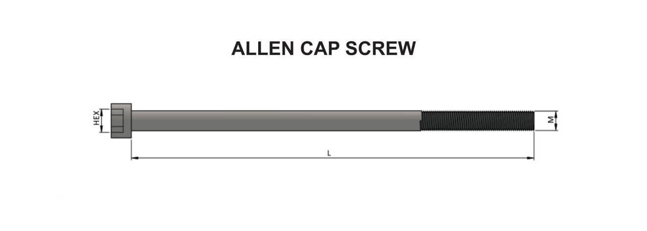 Allen Cap Screw M5 X 25MM for DMC 06